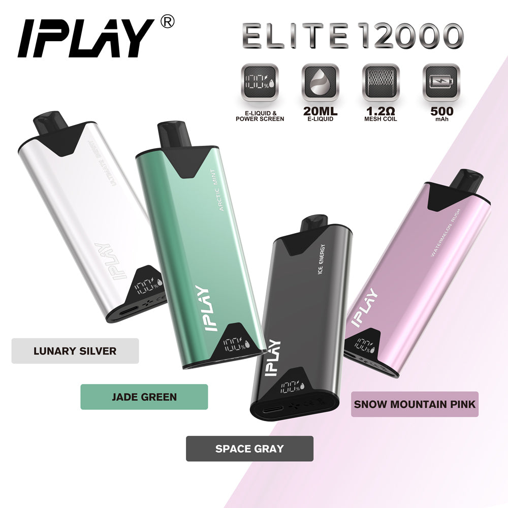 IPLAY ELITE 12000 - Premium Disposable Vape Pod IPLAY ELITE 12000 - Premium Disposable Vape Pod
