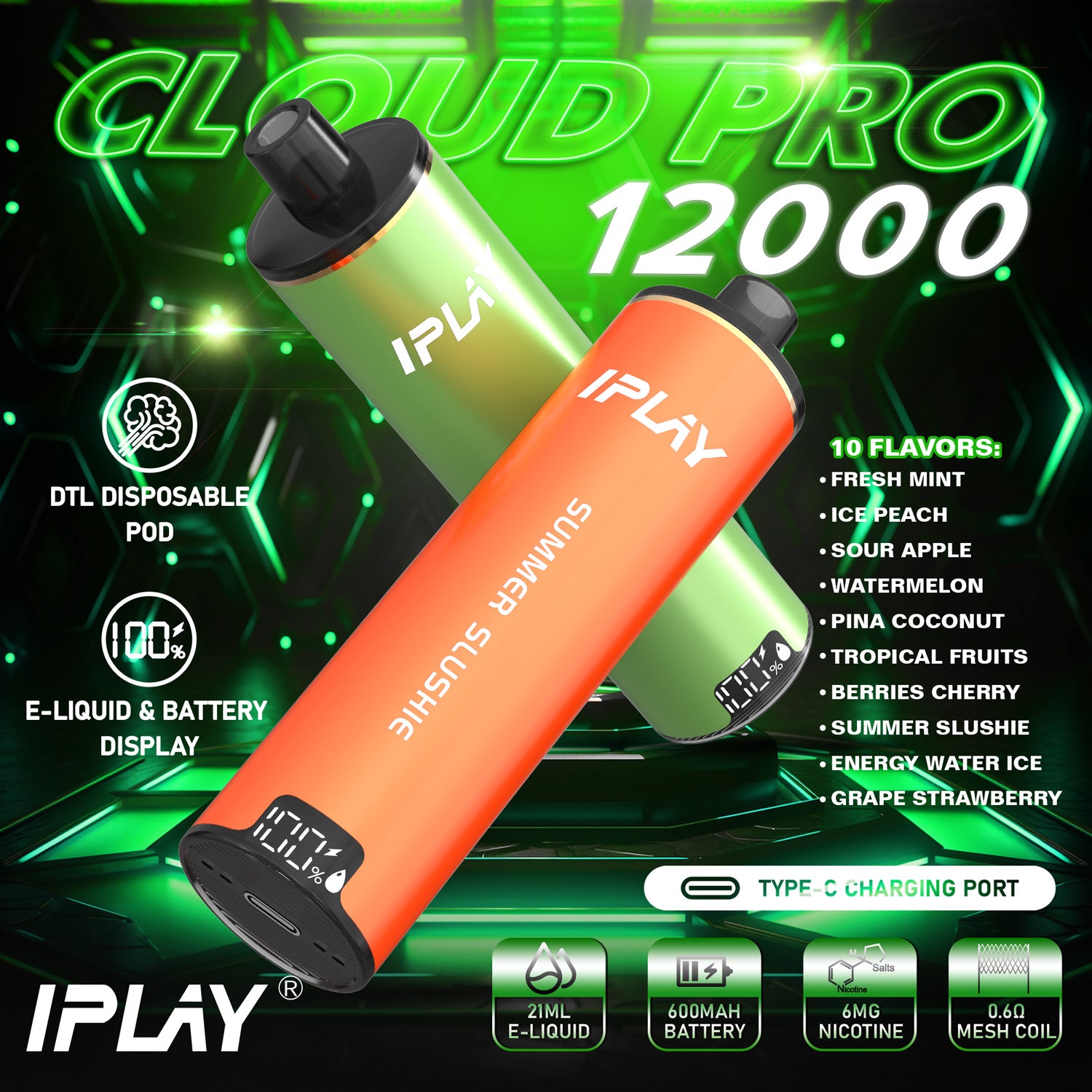 IPLAY CLOUD PRO 12000